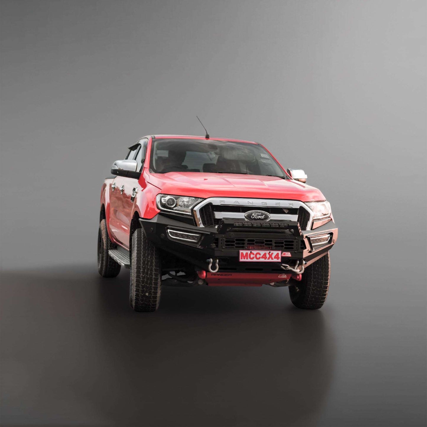 MCC mild steel Pegasus style bumper replacement bullbar for Ford Ranger T7 2016–2023