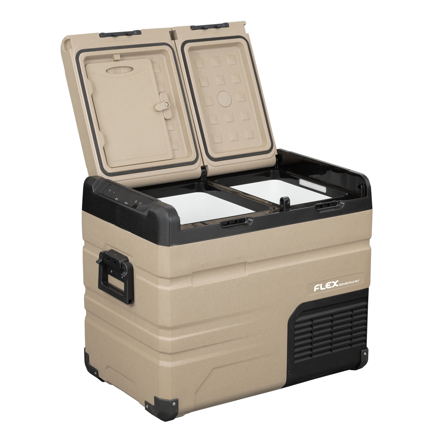 Flex TA45 Dual-Zone Camping Fridge-Freezer (12/24V + AC, Bluetooth App Control)