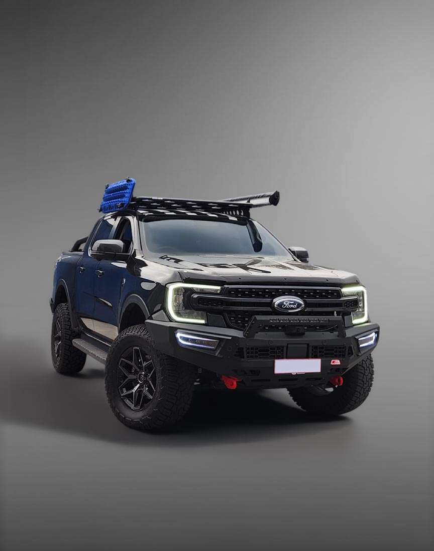 MCC mild steel Pegasus style bumper replacement bullbar for Ford Ranger Next Gen 2023+