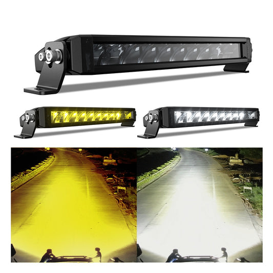 Flex 6 Inch White & Golden LED Light Bar
