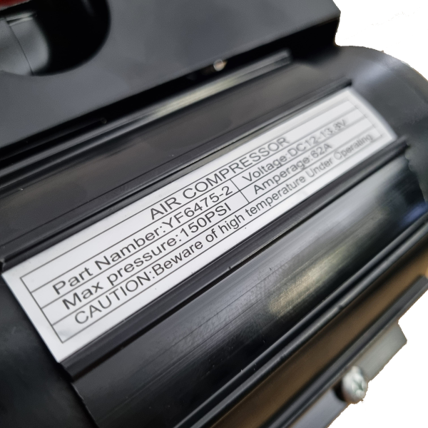 Flex Twin Cylinder Air Compressor – 12V