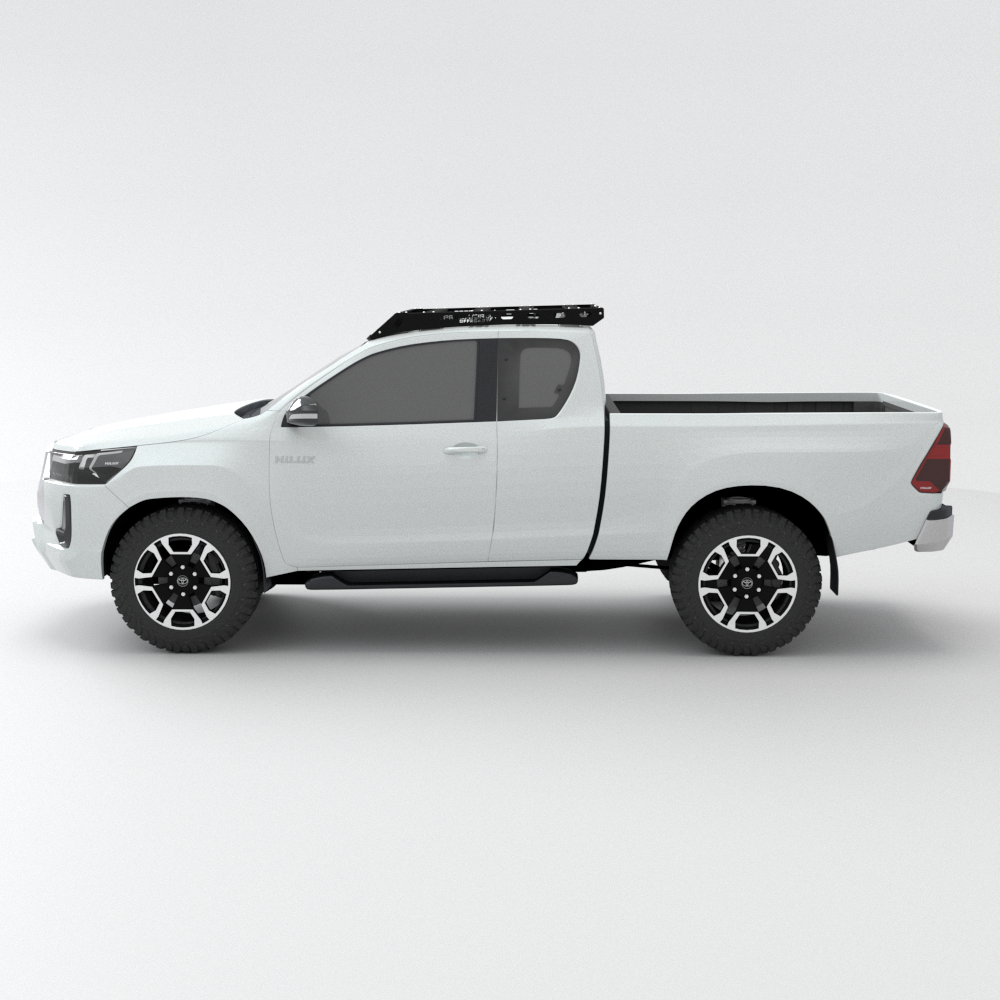 Toyota Hilux GD6 Revo Extra Cab Predator Stealth Roof Rack