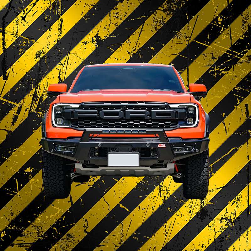 MCC mild steel Pegasus style bumper replacement bullbar for Ford Ranger Next Gen Raptor 2023+