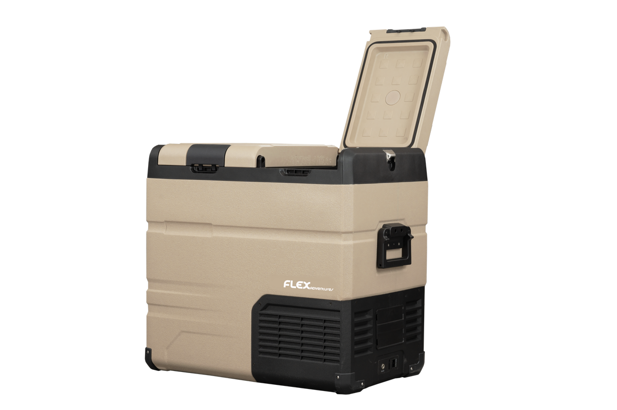 Flex TA55 Dual-Zone Camping Fridge-Freezer (12/24V + AC, Bluetooth App Control)