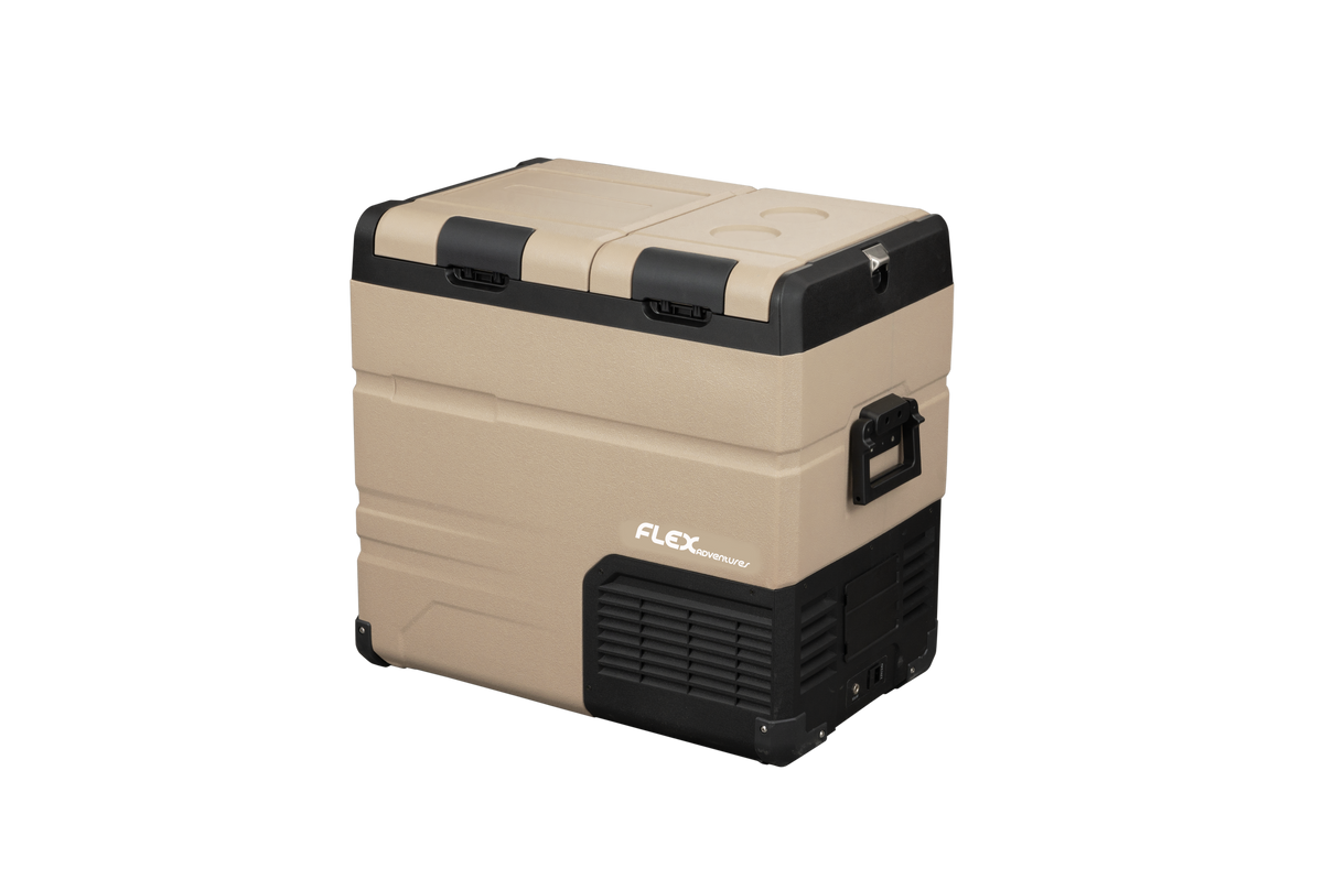 Flex TA55 Dual-Zone Camping Fridge-Freezer (12/24V + AC, Bluetooth App Control)