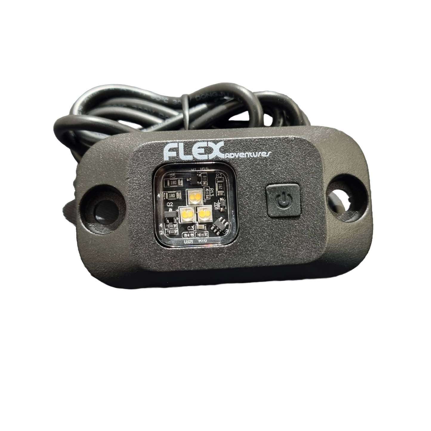 12v LED Dual colour rock light. " Built in switch "