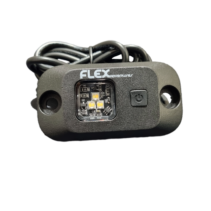 12v LED Dual colour rock light. " Built in switch "