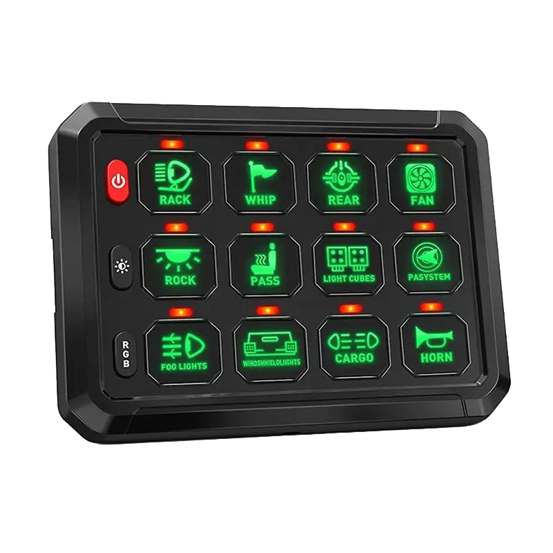 12 Way Wifi Switch Panel with Charging dock