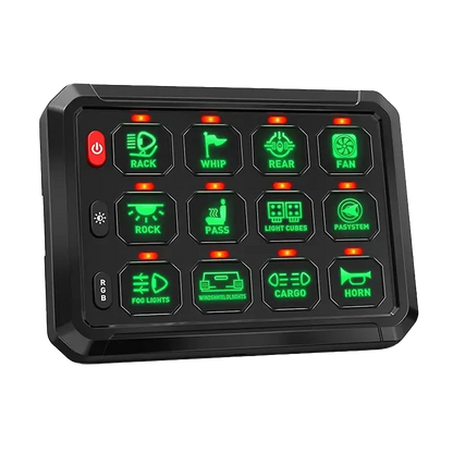 12 Way Wifi Switch Panel with Charging dock