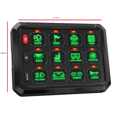 12 Way Wifi Switch Panel with Charging dock