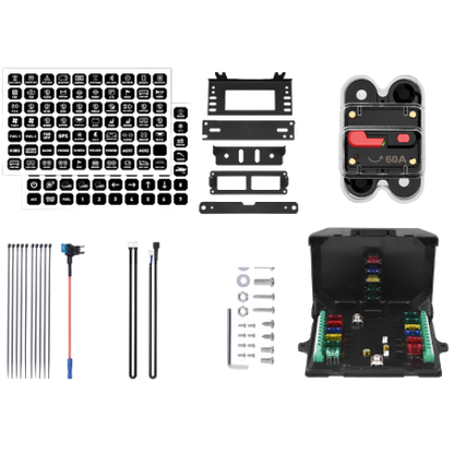 12 Way Wifi Switch Panel with Charging dock
