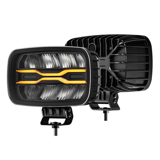 Flex 9" Rectangular LED Driving Lights
