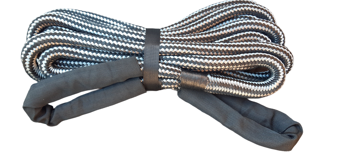 ROPE – TR22 22MM x 9M RECOVERY ROPE KINETIC (BREAKING STRENGTH: 10800KG) – RRECROPE22