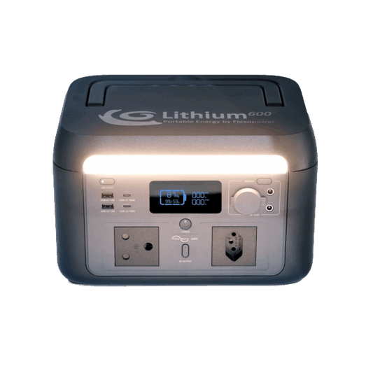 FLEX - O - POWER LITHIUM 600 PORTABLE POWER STATION
