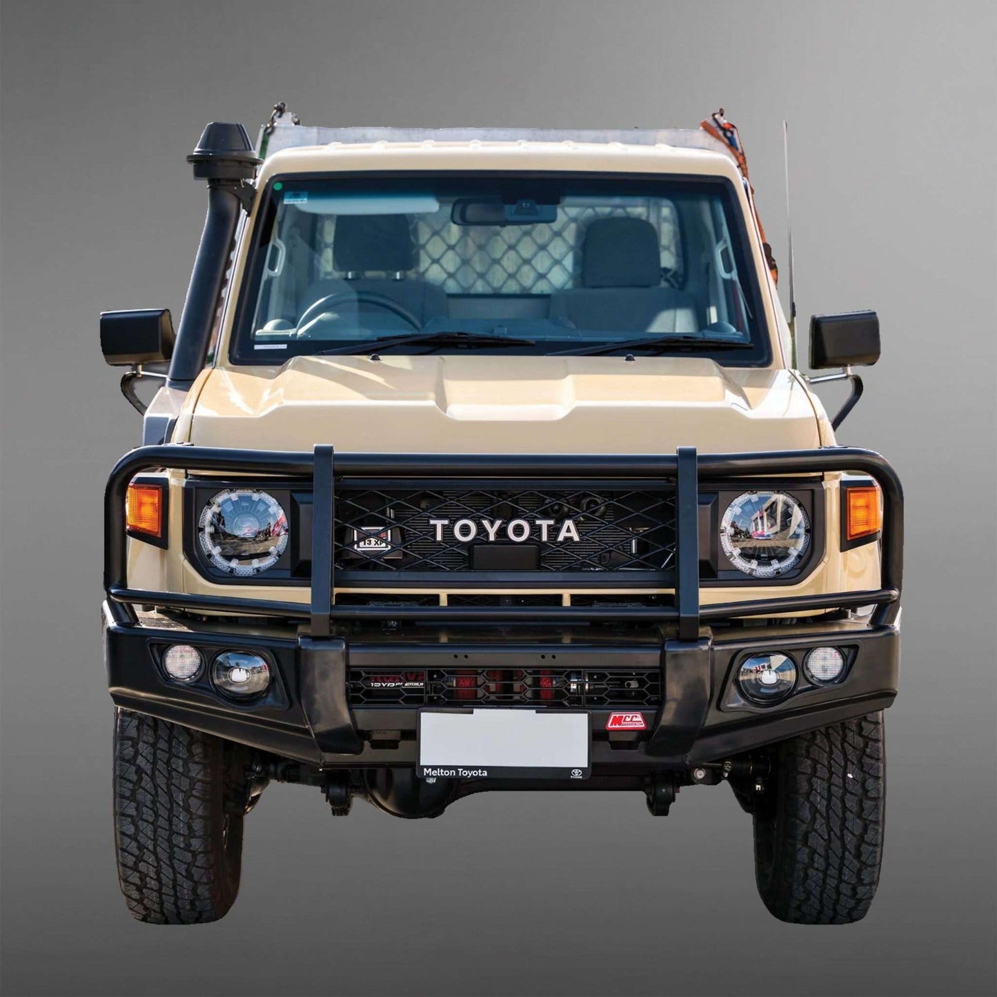 MCC post type bumper replacement bullbar for Toyota LandCruiser 70 79 Series MY24 2024+