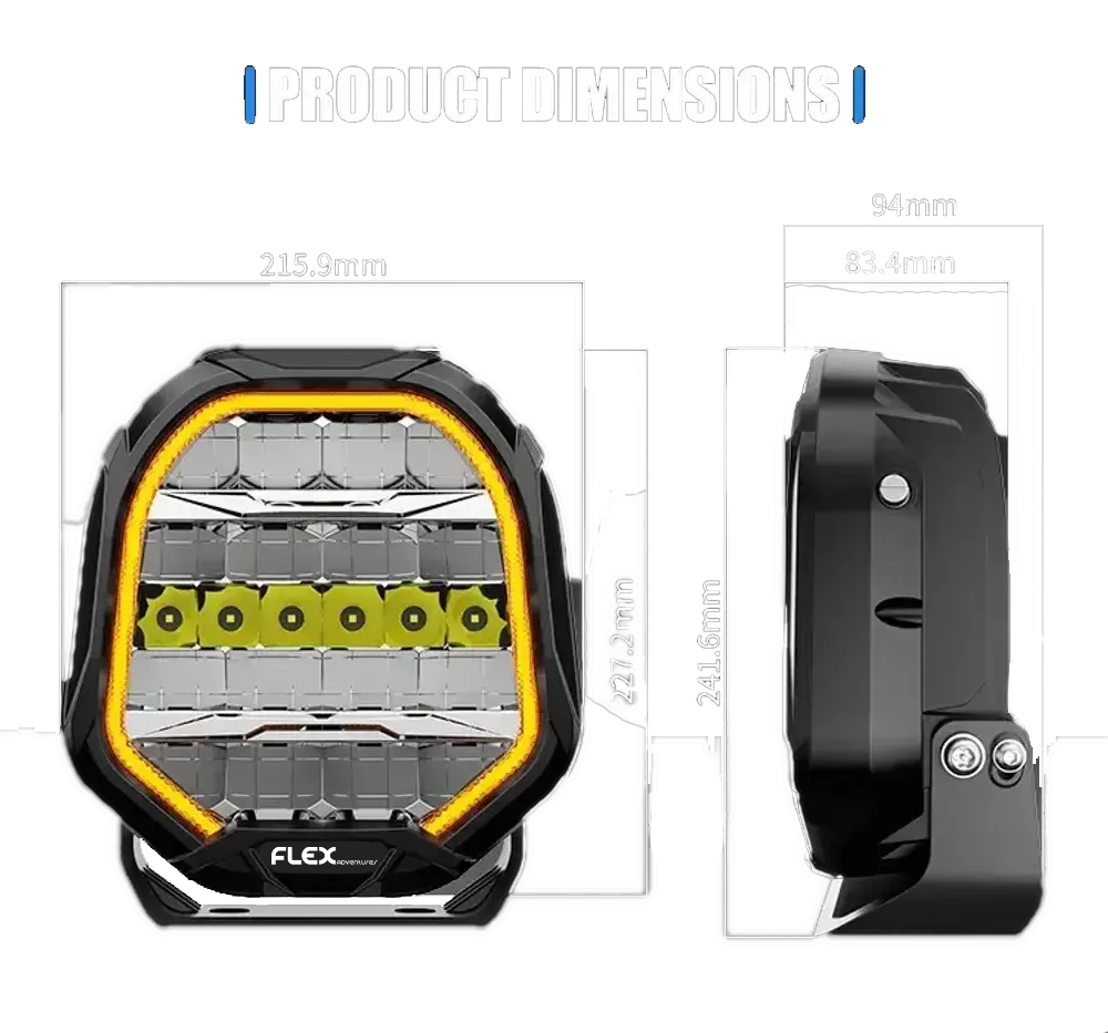 Flex 7″ DRL Spotlights