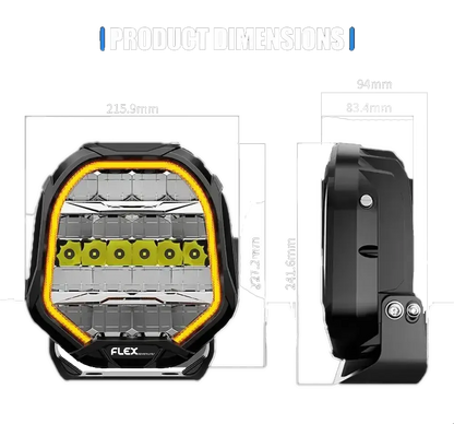 Flex 7″ DRL Spotlights