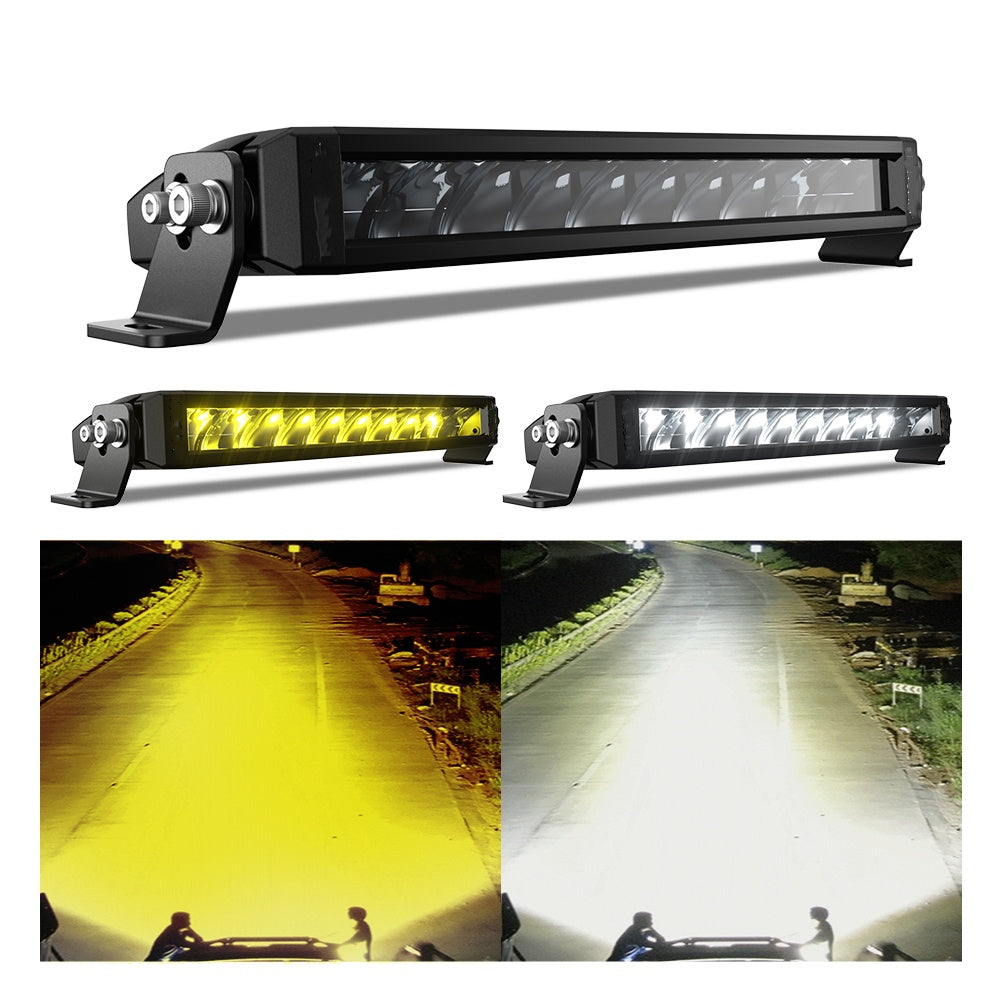 6″ White and Golden LED Light Bar