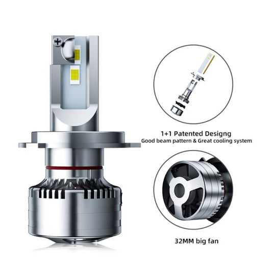 Flex F5 H7 LED Headlight Bulb Set