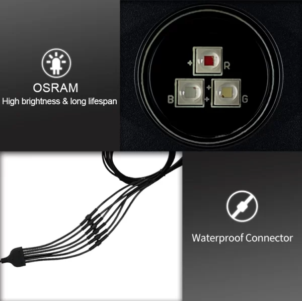 Flex RGB Rock light kit ( x6 )