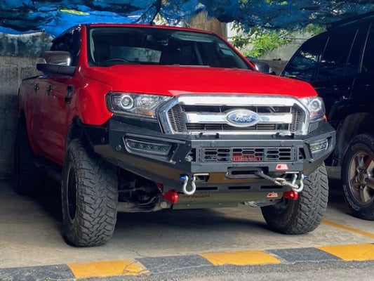 FORD RANGER T7 2016 TO 2023 MCC POST TYPE BUMPER REPLACEMENT BULLBAR (Bumper cut)