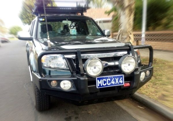 FORD RANGER 2009-2011 MCC POST TYPE BUMPER REPLACEMENT BULLBAR (Bumper cut)