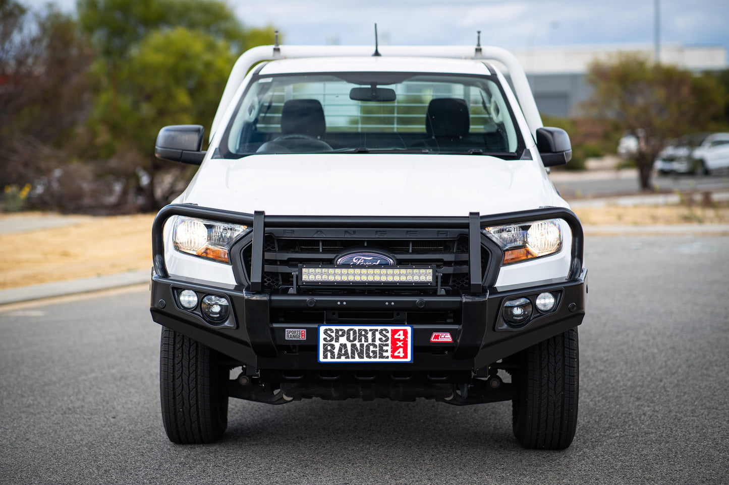 FORD RANGER T7 2016 TO 2023 MCC POST TYPE BUMPER REPLACEMENT BULLBAR (Bumper cut)