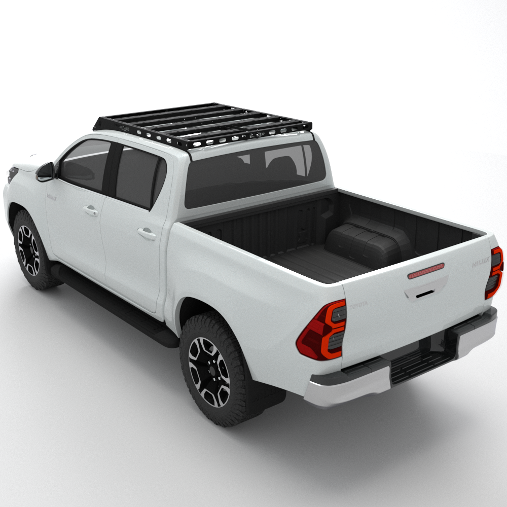 Toyota Hilux GD6 Revo DC Predator Stealth Roof Rack