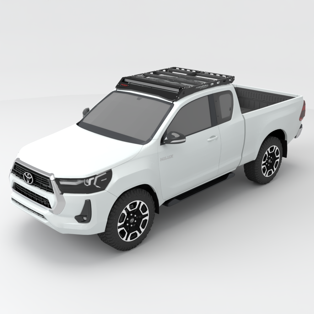 Toyota Hilux GD6 Revo Extra Cab Predator Stealth Roof Rack