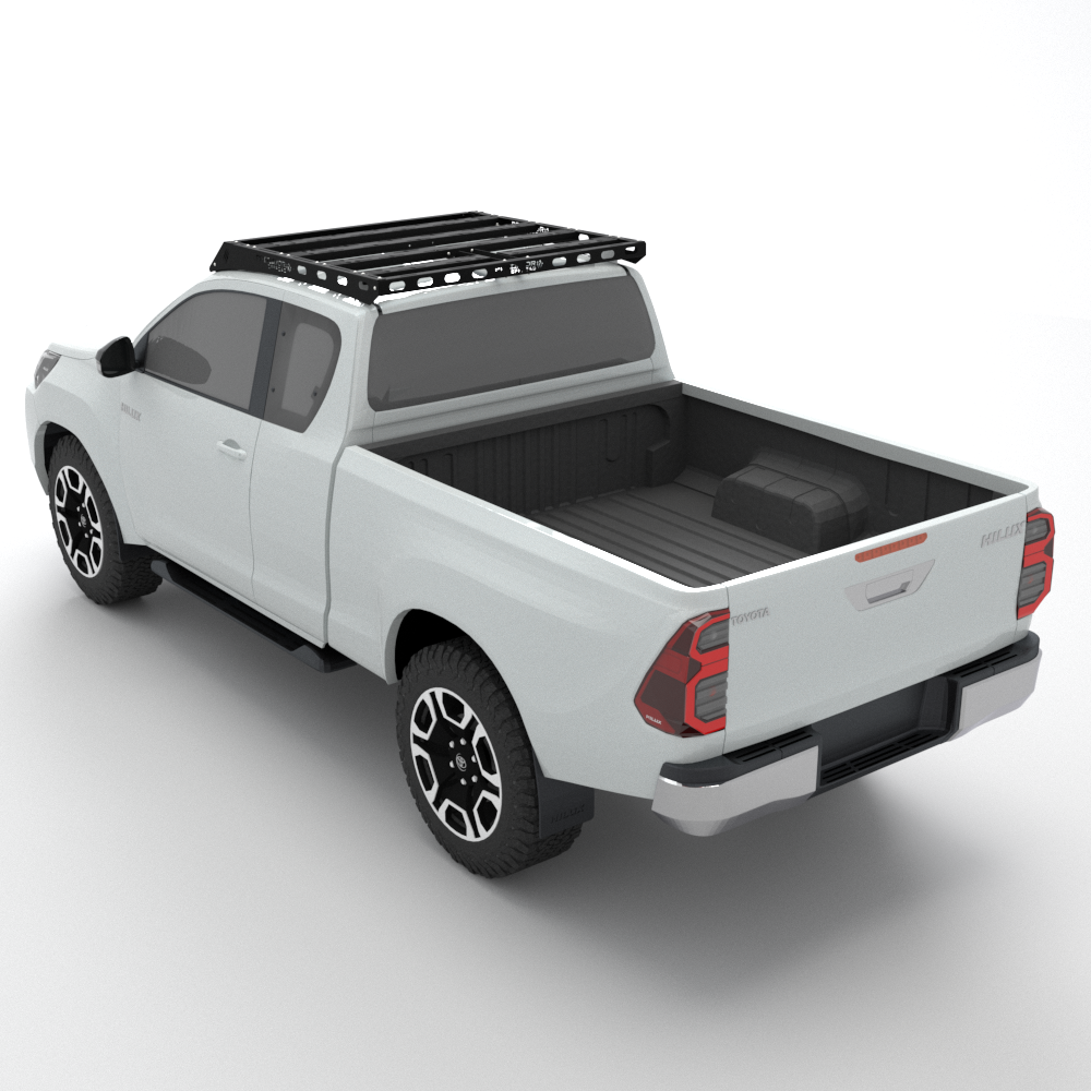 Toyota Hilux GD6 Revo Extra Cab Predator Stealth Roof Rack