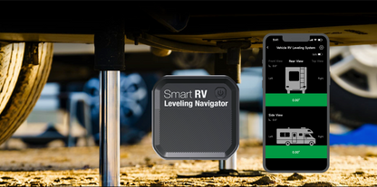Smart RV Leveling Navigator | Wireless Bluetooth Caravan Leveler