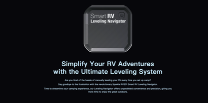 Smart RV Leveling Navigator | Wireless Bluetooth Caravan Leveler