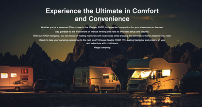Smart RV Leveling Navigator | Wireless Bluetooth Caravan Leveler