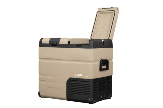 Flex TA55 Dual-Zone Camping Fridge-Freezer (12/24V + AC, Bluetooth App Control)