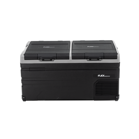 Flex TW95 Dual-Zone Camping Fridge-Freezer (12/24V + AC, Bluetooth App Control)