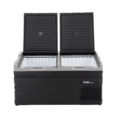 Flex TW95 Dual-Zone Camping Fridge-Freezer (12/24V + AC, Bluetooth App Control)