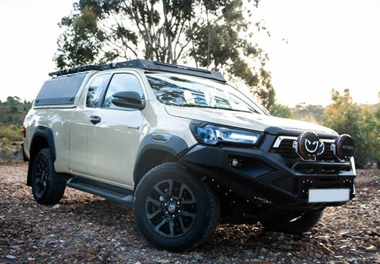 Toyota Hilux GD6 Revo Extra Cab Predator Stealth Roof Rack