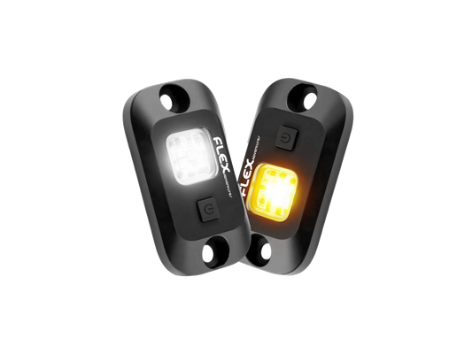 12v LED Dual colour rock light. " Built in switch "