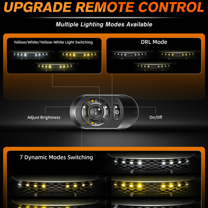 Flex Tri-Colour LED Grill Lights