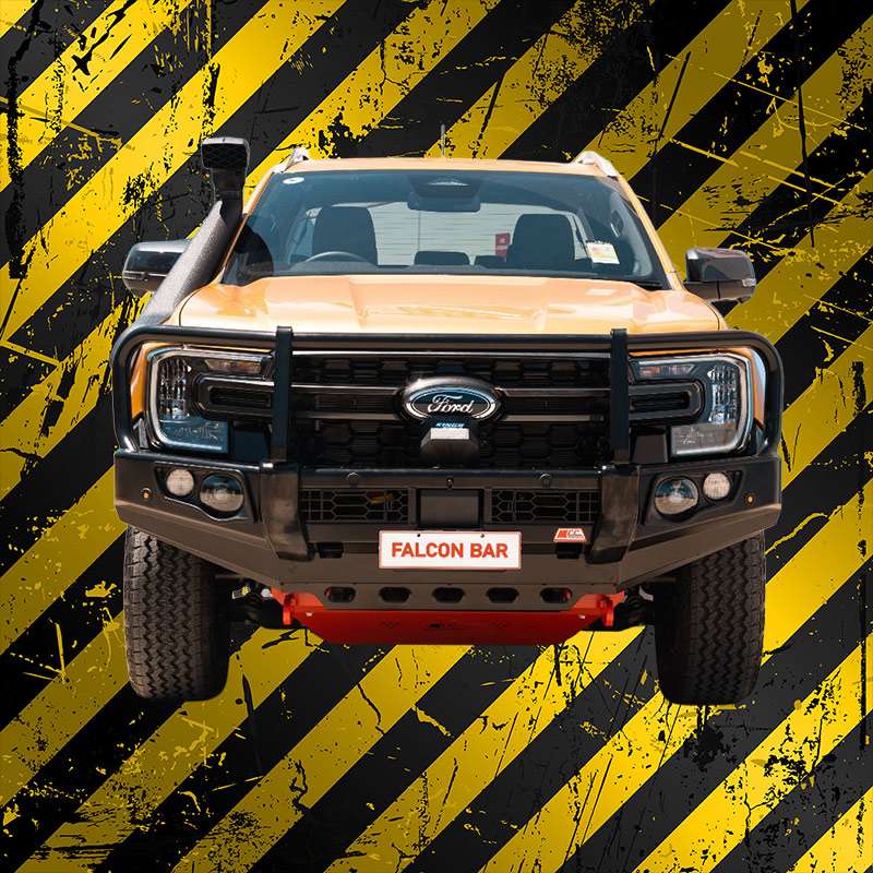 MCC post type bumper replacement bullbar for Ford Ranger T9 Next Gen 2023+ no bumper cut