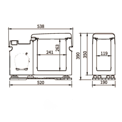 Flex CF8 Centre Console Fridge/Freezer (12/24V, Bluetooth App Control)