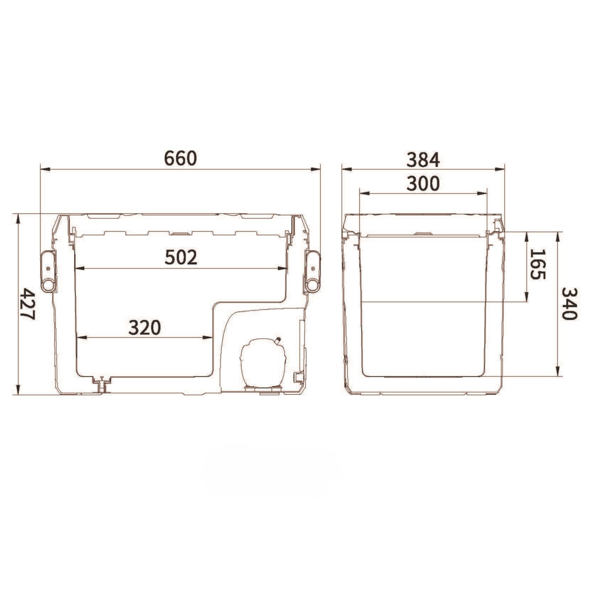Flex FS40 Single-Zone Camping Fridge/Freezer (12/24V + AC, Bluetooth App Control)