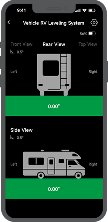 Smart RV Leveling Navigator