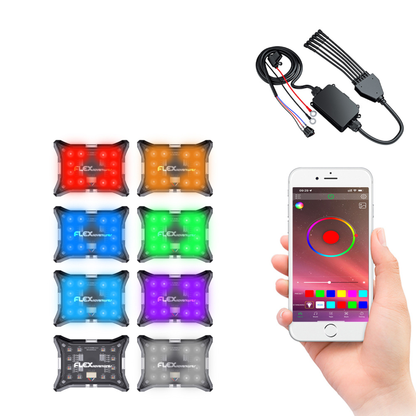 Flex RGBW Rock Light Kit x8