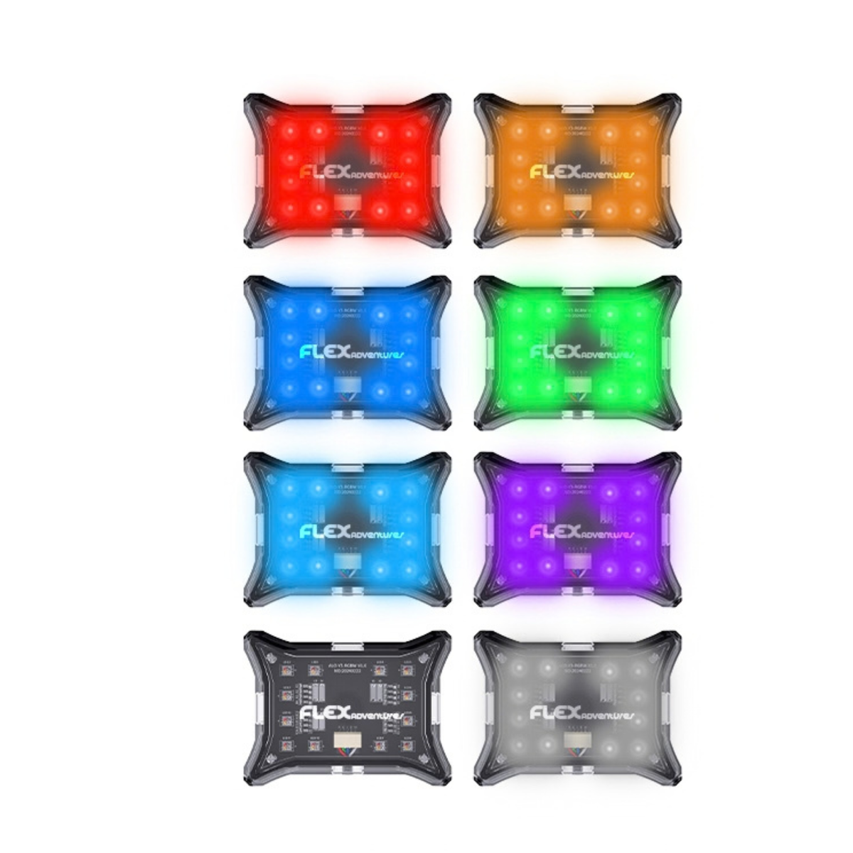 Flex RGBW Rock Light Kit x8