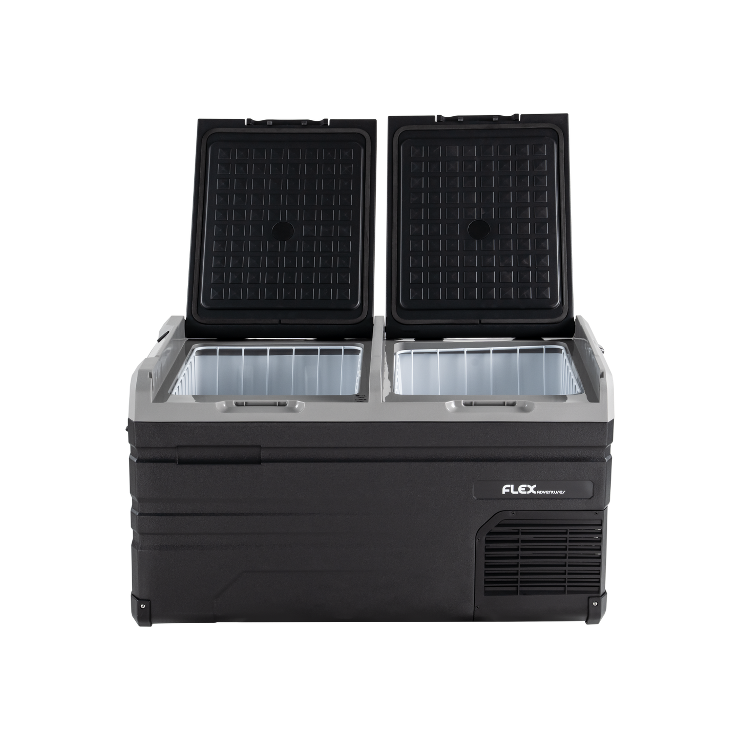 Flex TW75 Dual-Zone Camping Fridge-Freezer (12/24V + AC, Bluetooth App Control)