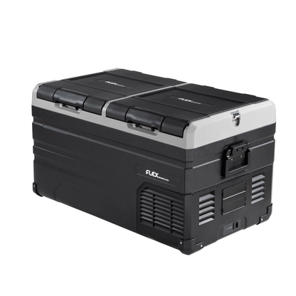 Flex TW75 Dual-Zone Camping Fridge-Freezer (12/24V + AC, Bluetooth App Control)